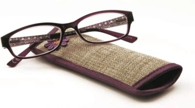 Magnivision (Foster Grant) - Tessa Prp - Woman's - Reading Glasses + Free Case
