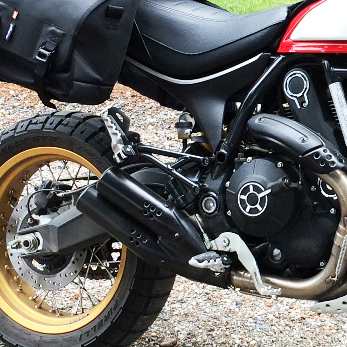 Genuine OEM Ducati right foot peg rubber pad Hypermotard Multistrada Scrambler
