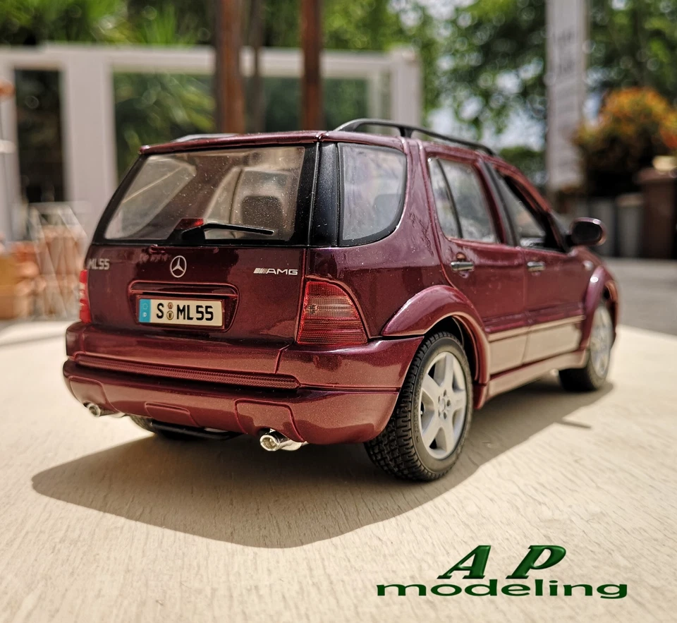modellino suv 1:18 Mercedes benz ml 55 AMG maisto modellini per collezioni auto - Immagine 4 di 4