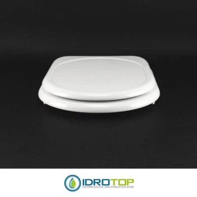 IDROTOP Copriwater Cesame SINTESI ORIGINALE BIANCO Sedile Wc Coprivaso Asse In Legno