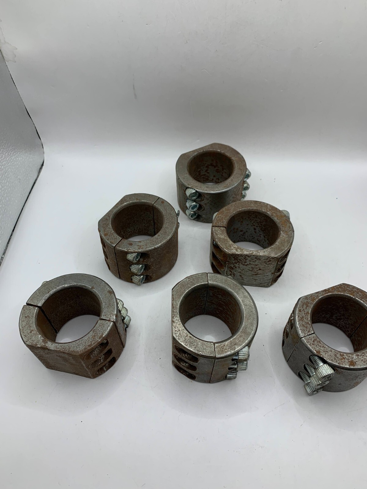 Set of 6 Steel Universal Weld On Fabrication Clamps 1.75