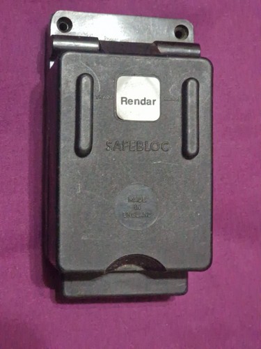 Rendar Safebloc - Netzprüfblock 13A 240 V AC Nennleistung - bestückt mit 5 Ampere Sicherung