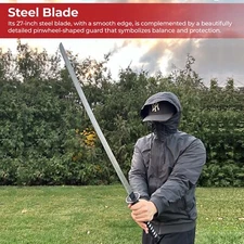 Legacy of Honor Katana - Steel Smooth Edge Japanese Battle Samurai Overall 39"