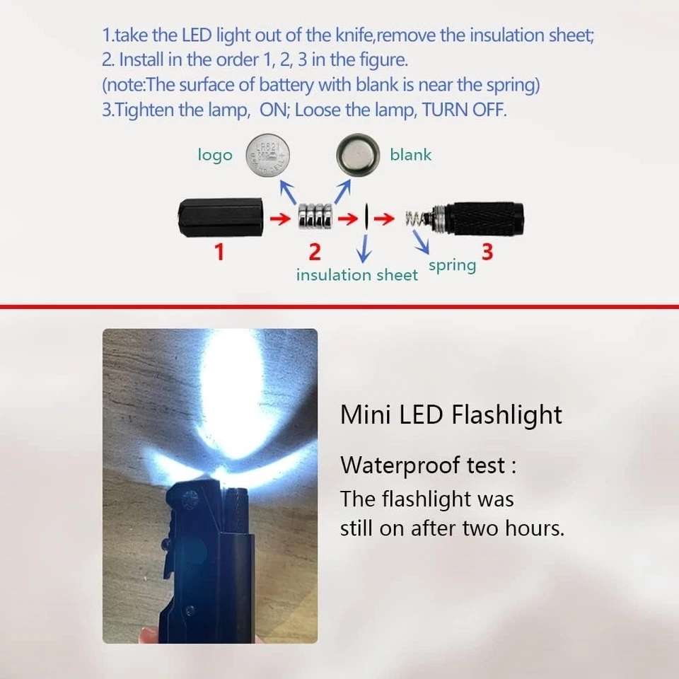 Navaja Para Grupo Tactico Plegable De Bolsillo De 8,5 Pulgadas Navaja Tactica EE. UU. Foto 3 de 4