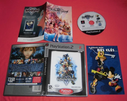Playstation PS2 Kingdom Hearts II [PAL Fr] CIB Boîte Notice  PS 2 Slim JRF