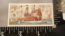 Imperial Tobacco Co celebrated ships Cigarette Trade Card Will's vintage a4-13