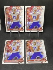 Nick Starkel 4 RC Lot 2022 Bowman University Football 1st Rookie #42