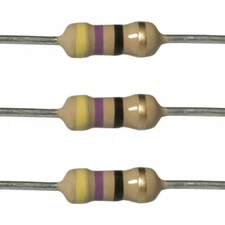 10 Pack~100PACK 47 Ohm Ω  5% Tolerance 1/4W 0.25 Watt Carbon Film Resistor