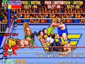 WWF Wrestlefest Arcade PCB TECHNOS  4 Player  TESTED WORKING 100%
