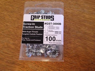 Gripstuds Wader Fishing Grip Studs #3000B 100 pack- Traction for