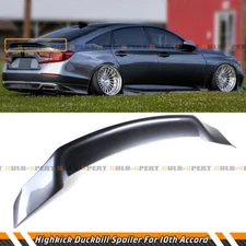 FOR 18-2022 Accord JDM V2 Modern Steel Metallic High kick Duckbill Trunk Spoiler