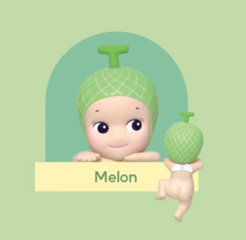 Authentic Sonny Angel Hippers Harvest Melon Miniature Collectible Designer Toy