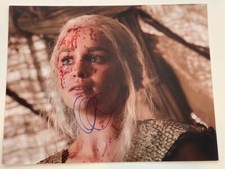 Emilia Clarke Signed Autographed 11x14 Photo GAME OF THRONES Daenerys COA VD