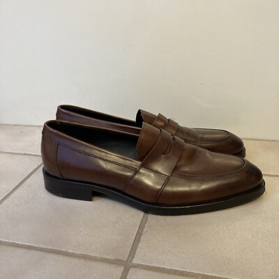 TO BOOT NEW YORK Devries Penny Loafer Men's 10.5 M Dress Shoes Brown New
