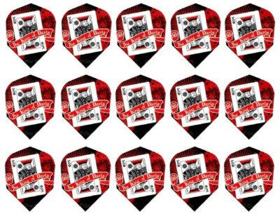5 New Sets Harrows Quadro Standard Dart Flights   King of Darts