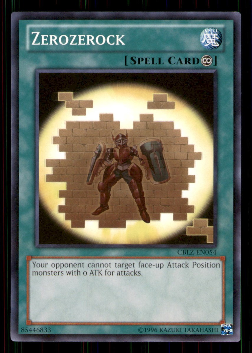 YU-GI-OH! - Zerozerock (CBLZ-EN054) - Cosmo Blazer - 1ª Edición - Común