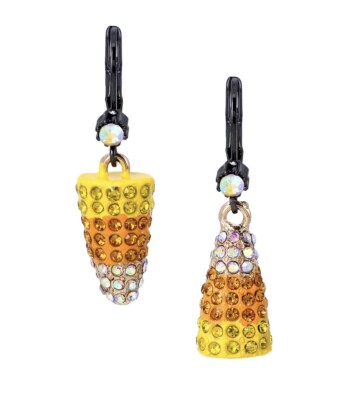 $35 BETSEY JOHNSON CANDY CORN DROP EARRINGS F206