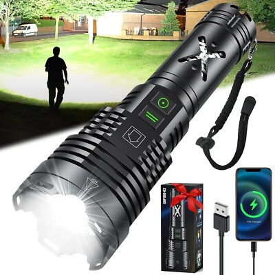 Gehavin Super Bright Flashlight 990000 High Lumens,High Powered