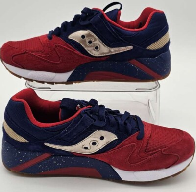 Saucony Grid 9000 Sparring European Exclusive Navy, Red S70279-1 men size 8.5