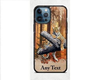 Leopard in Tree Wild  Fall Harvest Phone Case For iPhone 14 Samsung s22 Google
