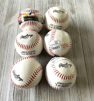 Balle De Baseball Officielle NCAA Rawlings - Couture Plate, Cuir, Neuve