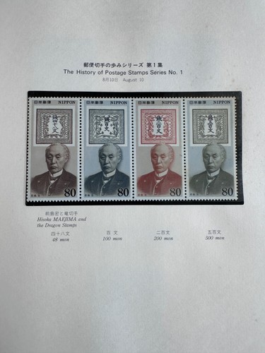 Japan Stamp Album. Postage stamps issued in 1994 - Picture 8 of 16