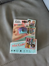 Photo Creator Real Mini Camera BICOLOR Neon Turquoise And Purple Photo  Video