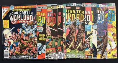 1977 Marvel Comics John Carter Warlord of Mars (LOT OF 11)