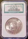 1922 $1 Peace Dollar from the Binion Collection NGC MS64