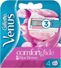 Gillette Venus Comfortglide Spa Breeze Rasierklingen 4er Pack Ersatzklingen
