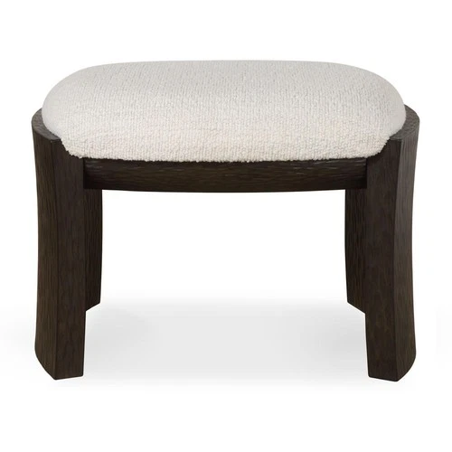Uttermost 23921 Port Dark Walnut and White Bench - Picture 1 of 7