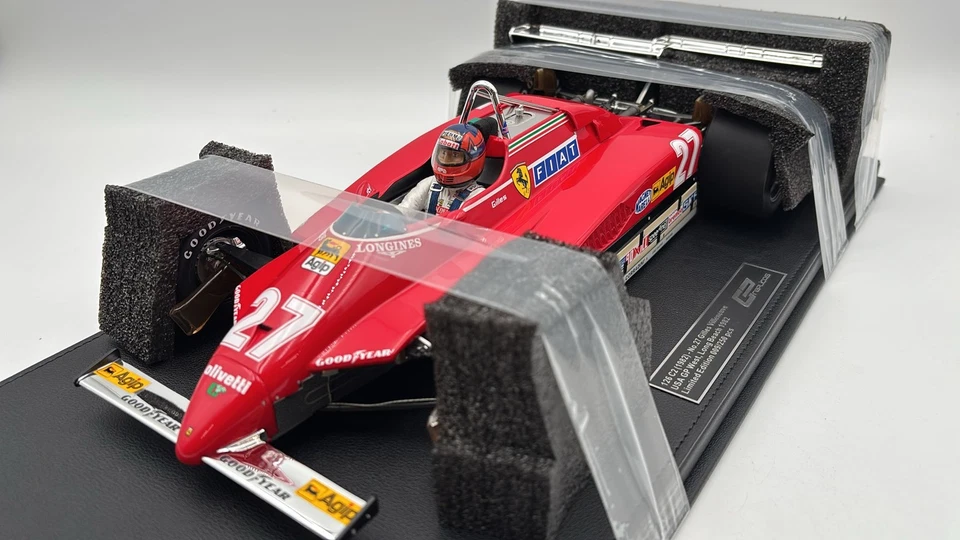  GP1210EWD GP Replicas Ferrari 126 C2 Villeneuve USA GP West Long Beach 198 - Immagine 3 di 4