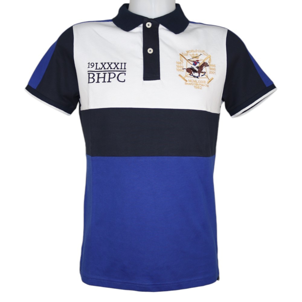 Beverly Hills Herren Poloshirt Polo Club Blau Art BHPC6681 Gr M OUTLET 6290₽