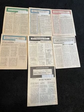 VTG RARE Len Fulton SMALL PRESS REVIEW 7 Issues 1987 K4