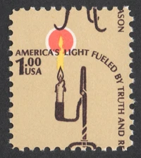 US Sc# 1610 *MINT OG NH* { HUGE COLOR SHIFTED ERROR VAR } BEAUTY $1 LAMP OF 1979