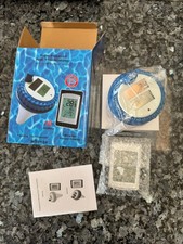 Solar Powered Pool Thermometer with battery power option Wireless Indoor Option