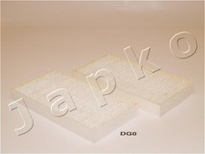 2x Innenraumfilter JAPKO 21DG0/2x Pollenfilter für JEEP CHEROKEE KK 3 WH WK CRD