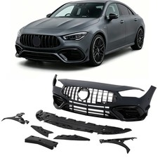FRONT BUMPER VORNE STOßSTANGE SCHWARZ FÜR MERCEDES CLA W118 C118 X118 2019-2023