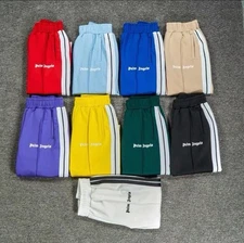 Palm Angels Aesthetic Joggers | Gothic Print Colorful Unisex Track Pants S~XL