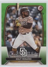 2023 Bowman Neon Green 138/399 Eguy Rosario #63 6k2