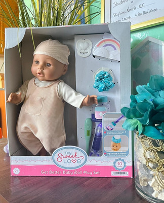 My Sweet Love Get Better Baby Doll Play Set 10-Piece | Baby Care Accessories | N