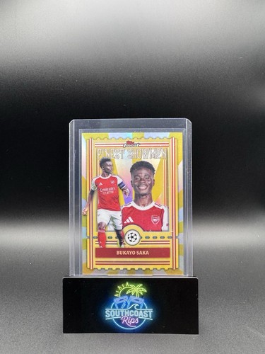 Topps Finest UCL 2026 Bukayo Saka Arsenal FC Finest Showmen FS-8 Insert