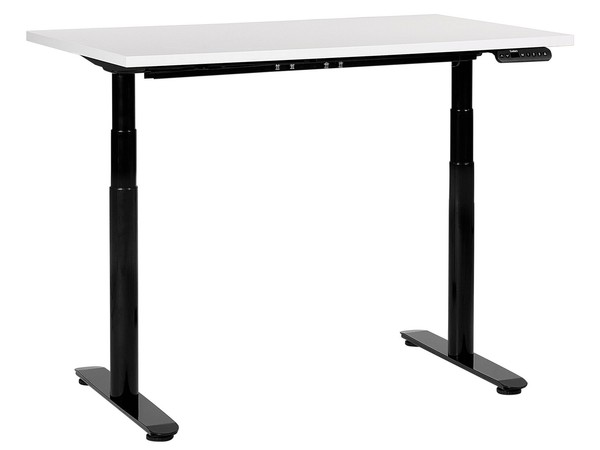 Elektrisch HöHenverstellbarer Schreibtisch Usb Weiß/Schwarz 120X72 Cm Destinas-image