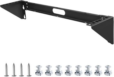 2U Wall Mount Patch Panel Bracket Hinged 19 Inch