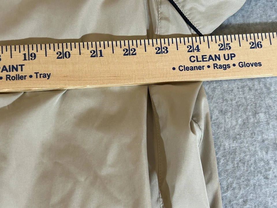 FootJoy Pullover Hombres Grande Bronceado Manga Corta Golf Camisa Cortavientos Chaqueta FJ Foto 4 de 4