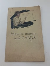 1921 How to Entertain with Cards Booklet – US Playing Card Co. Ephemera