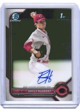 2022 Bryce Hubbart Bowman Chrome 1st Bowman Auto RC #CDA-BH (H1253)