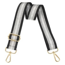Purse Strap Wide Shoulder Strap Adjustable Crossbody Bag Straps Black