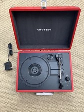Crosley Red Record Player Turntable