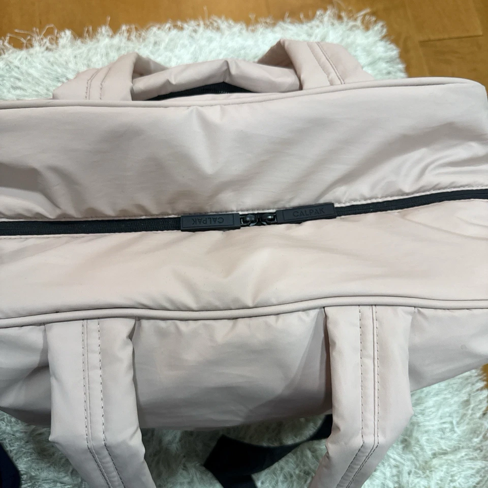 CALPAK Luka Lona Marrón Chocolate Asas Superiores Bandolera Correa Equipaje Manga Foto 2 de 4